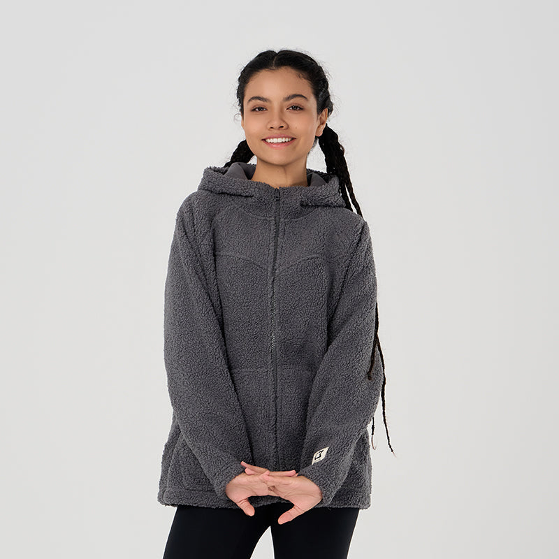TeddySoft Long-Fleece Zip Hoodie