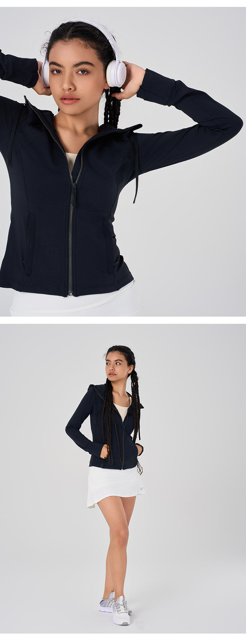 ProMotion Fitted Performance Hooded Jacket