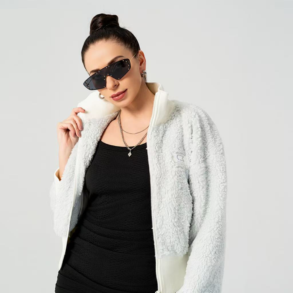 FrostCloud Plush Zip Jacket